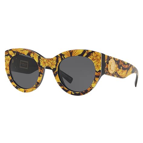 black baroque versace sunglasses|versace black sunglasses women.